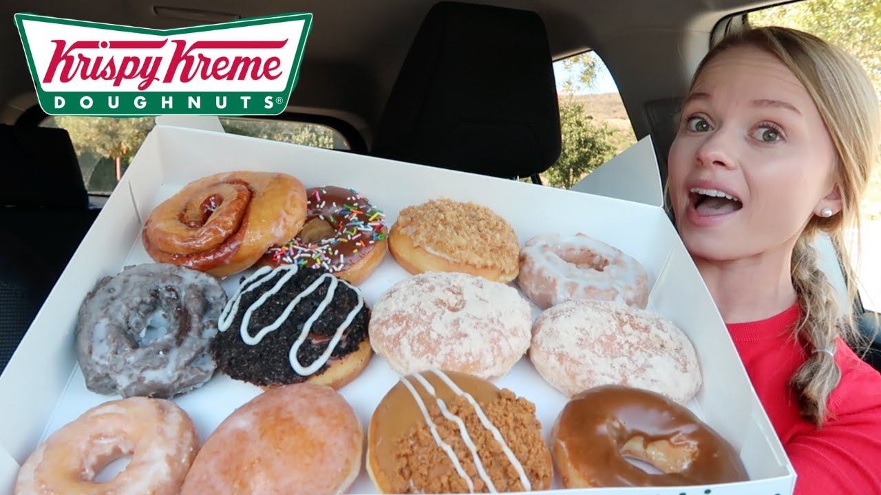 Обзор новой линейки пончиков KRISPY KREME | Сезонный