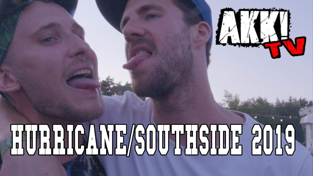 257ers auf dem Hurricane und Southside 2019 Shneezin leckt mit Luke rum