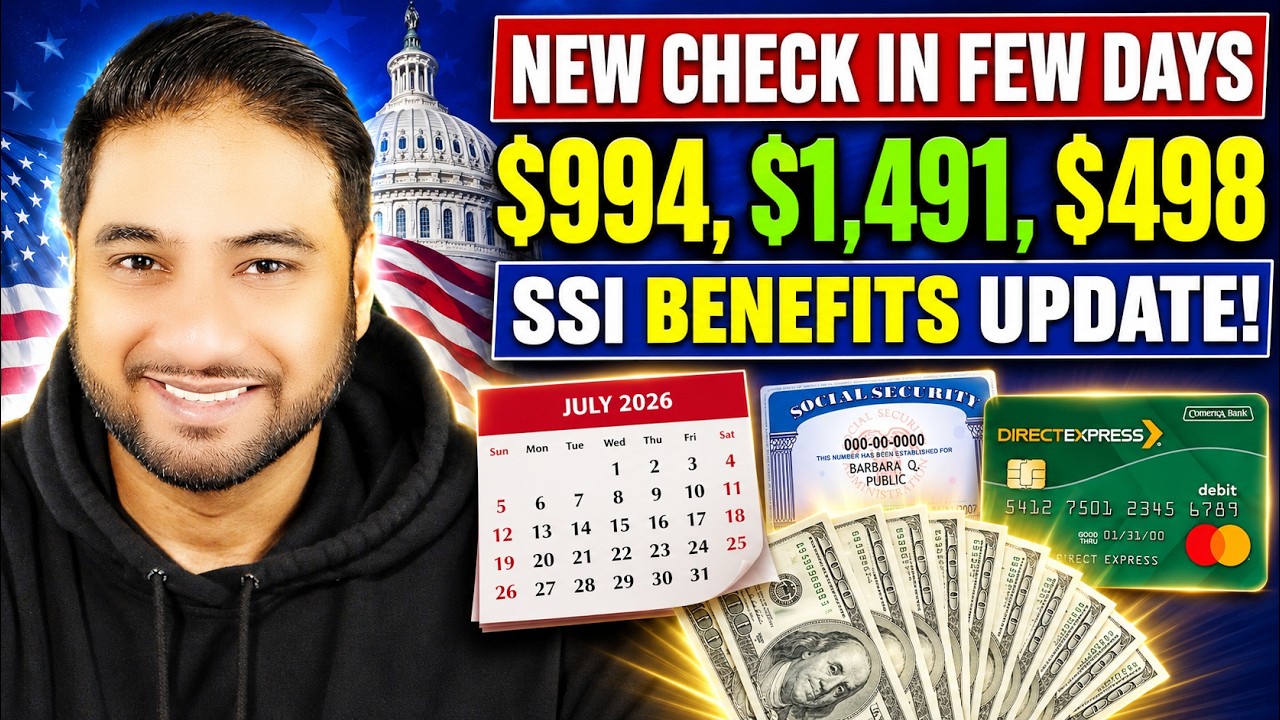 СРОЧНО: Новые выплаты SSI придут через несколько дней | $994 или $1491 &mdash; какая сумма ваша?