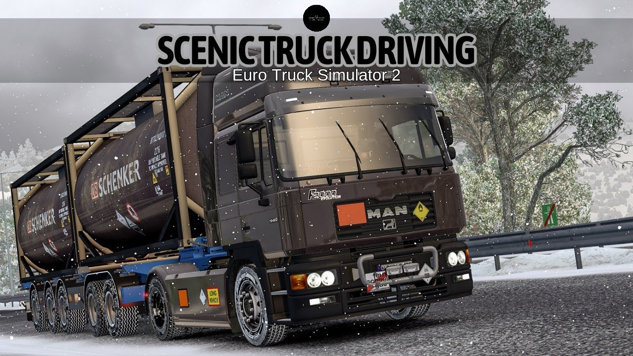 Scenic Truck Driving-The Most Realistic Mods of Ets 2-MAN F2000 [19.603] Evolution. [1.53/2025]