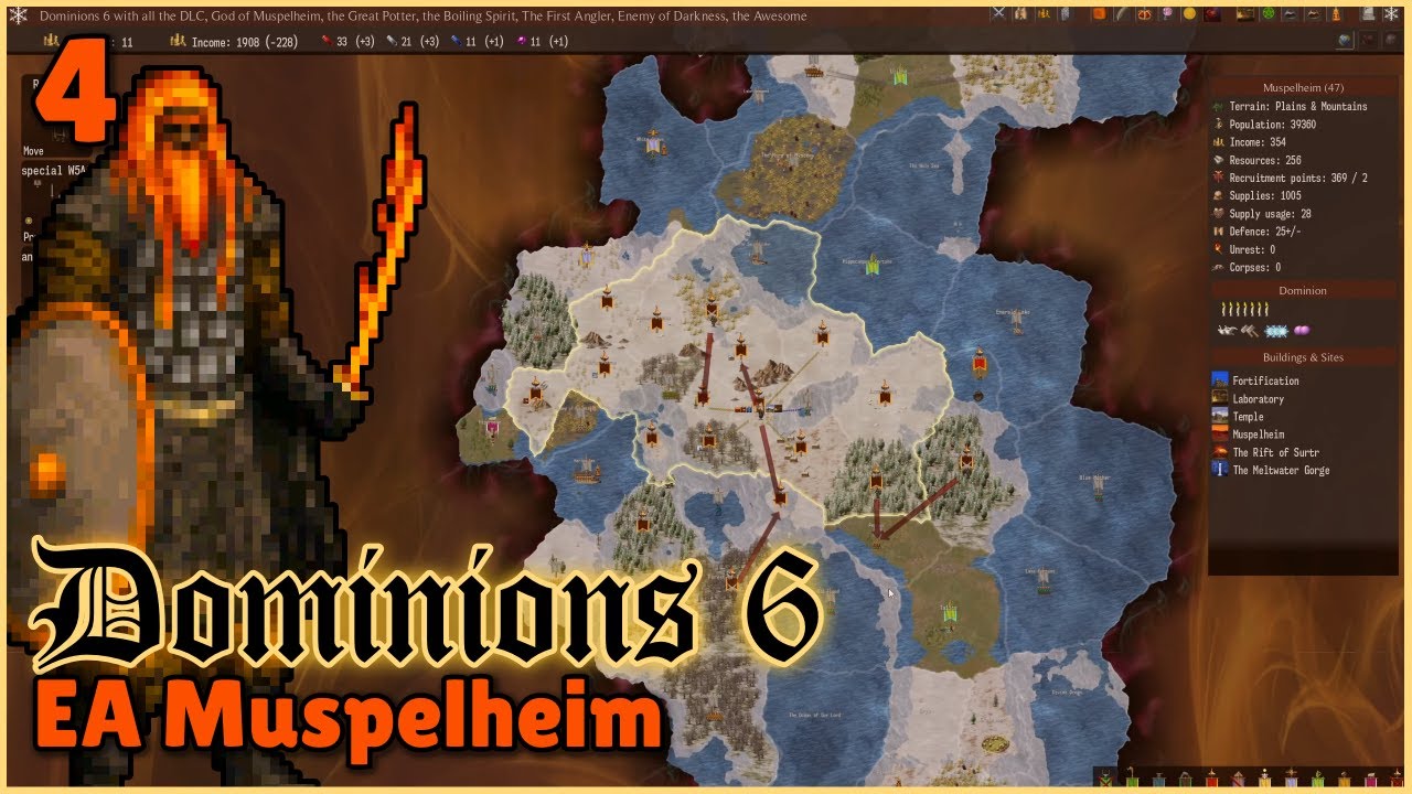 Turn 10-12, EA Muspelheim | Dominions 6 | Mu Plays