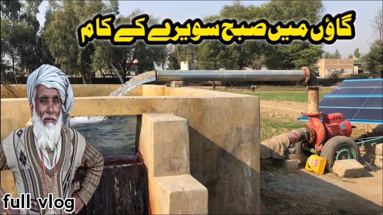 Gaon mein subah sawere ke kam | traditional life village | daily routine village people countryside