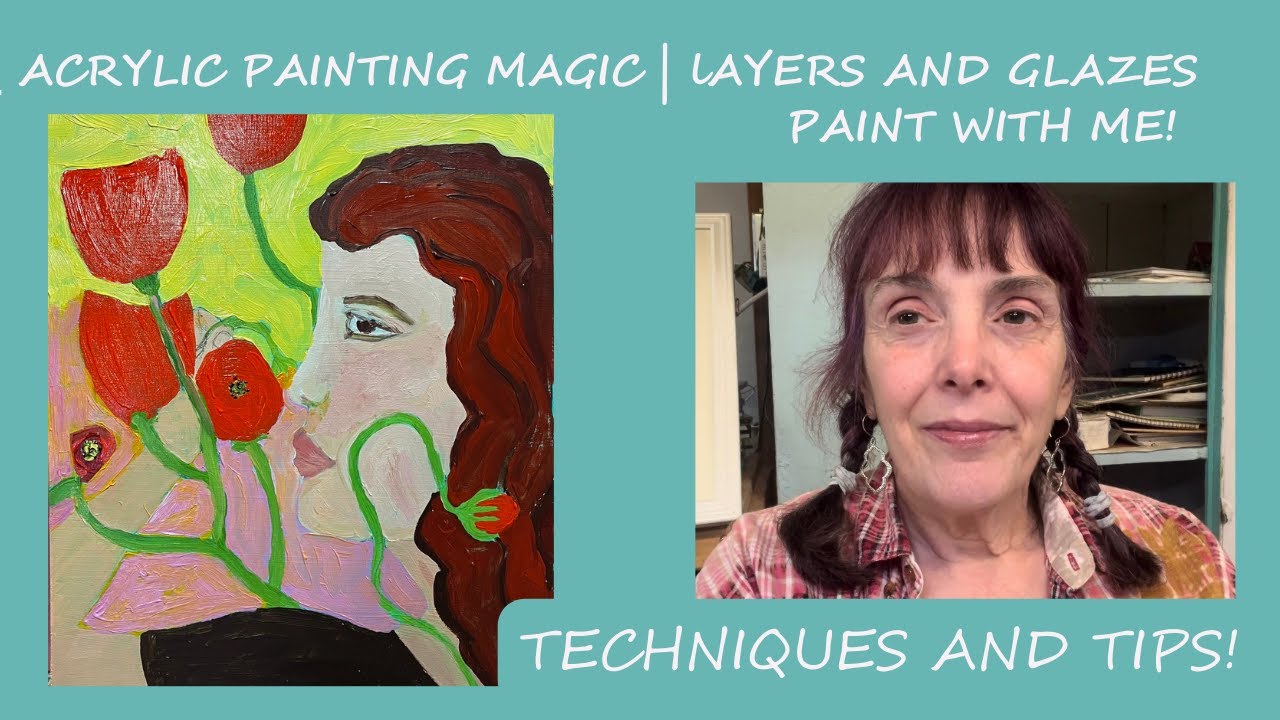 Acrylic Painting Magic | Learn to Create Layers and Glazes  #acrylicpaintingtutorial #arttutorial