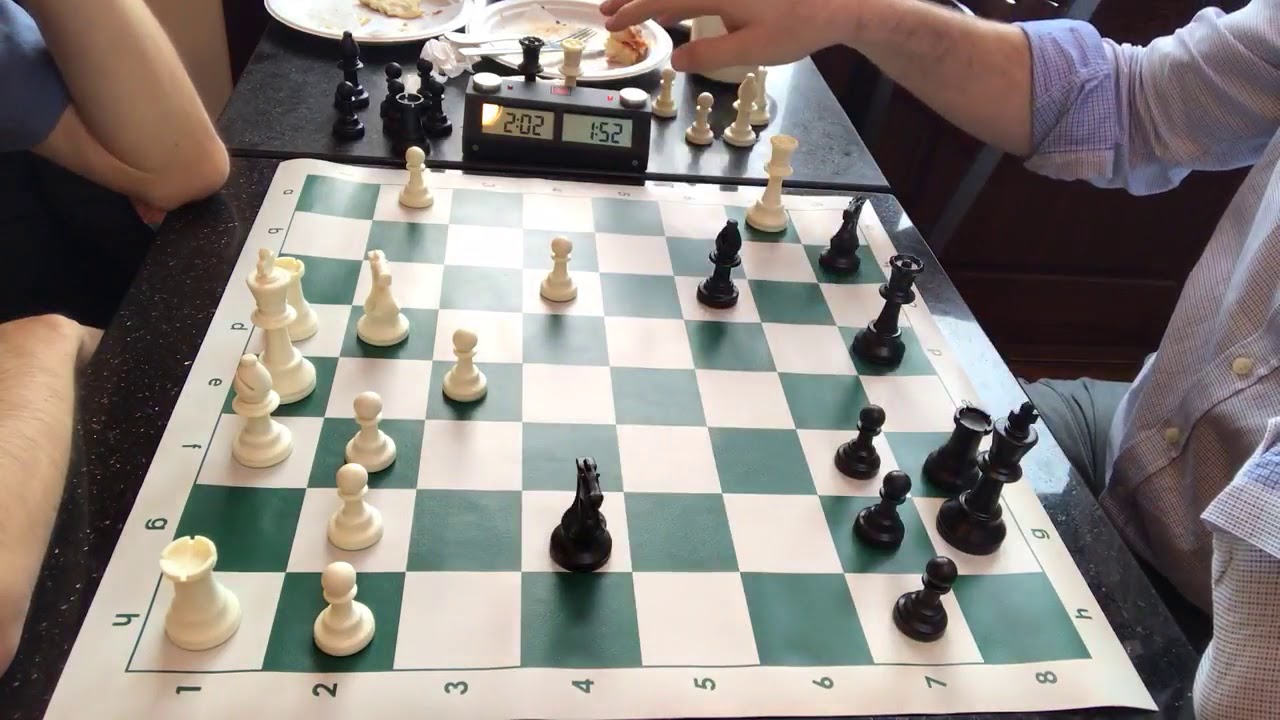 3 minute Blitz Chess Game 5 - Danilo vs Alex killer passed c pawn  11/2/17