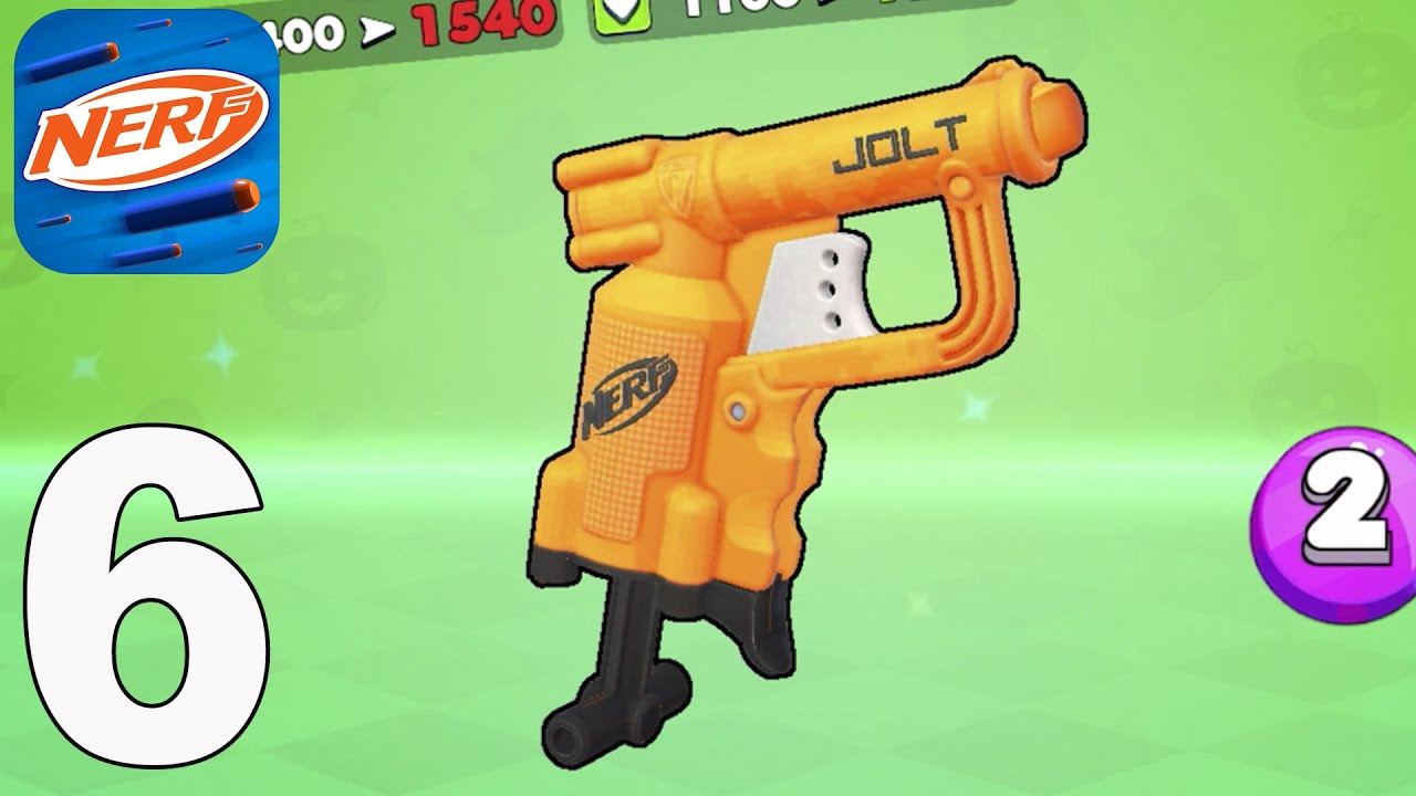 NERF: Superblast - Gameplay Walkthrough Part 6 - ALL Mods JOLT EX-1😍(iOS,Android)
