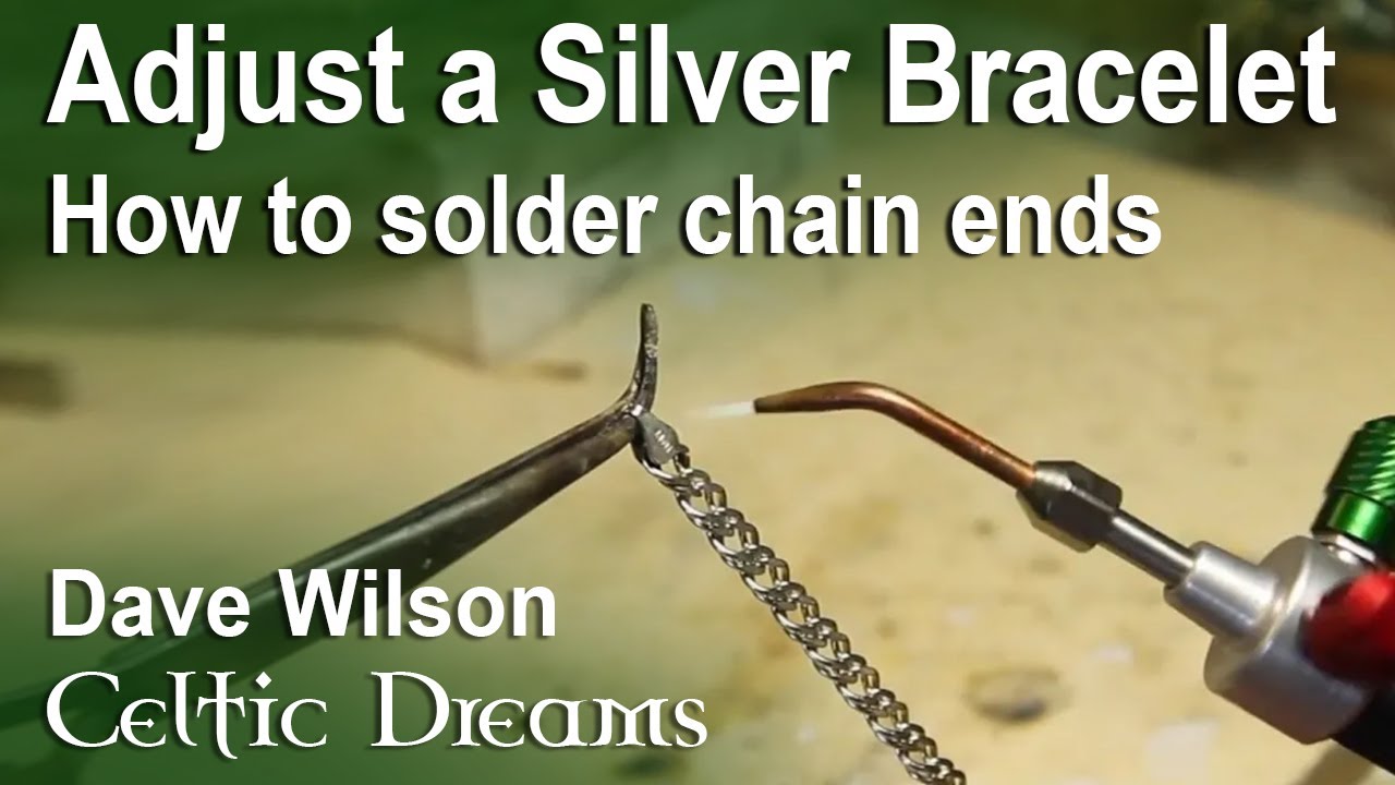 How To Adjust & Repair A Silver Bracelet. Silver Soldering Techniques