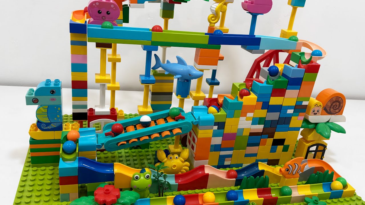 You Won’t Look Away! LEGO Duplo Marble Run 🌈 Animal World ASMR