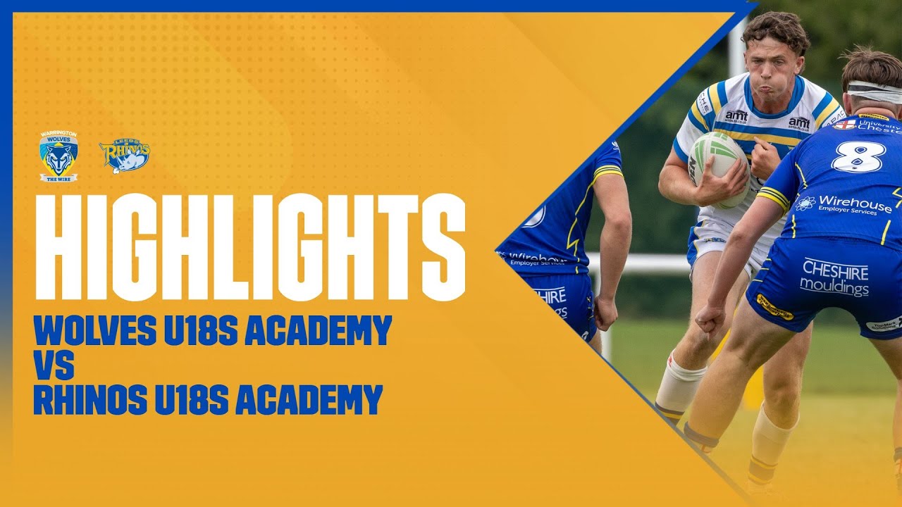HIGHLIGHTS | Wolves U18s vs Rhinos U18s
