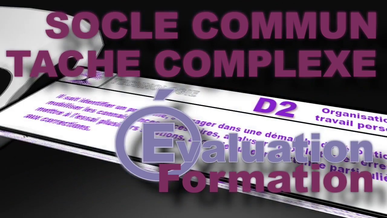 SOCLE COMMUN   TACHES COMPLEXES