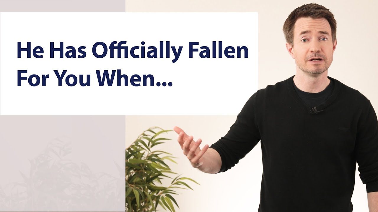 Men won’t tell you this, but when they've really fallen for you, they do this!