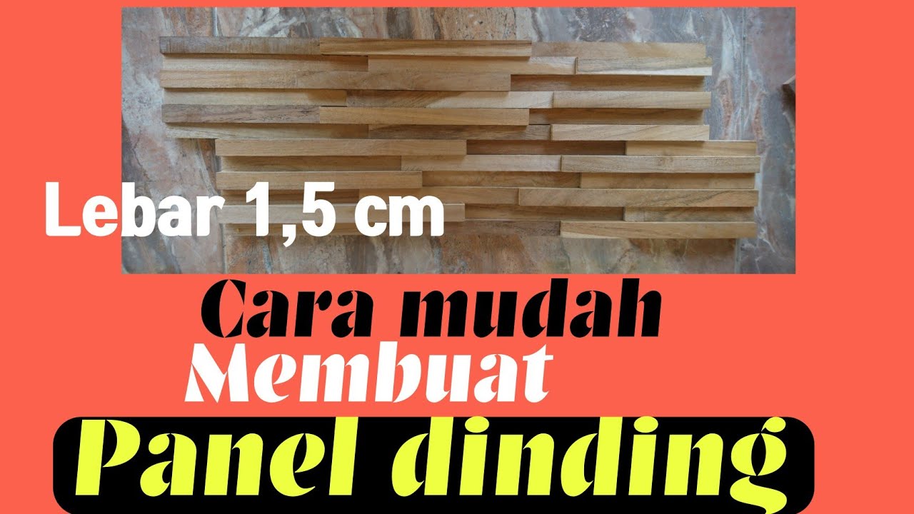 Cara mudah membuat panel dinding 3D | tipe toscani | walldeco