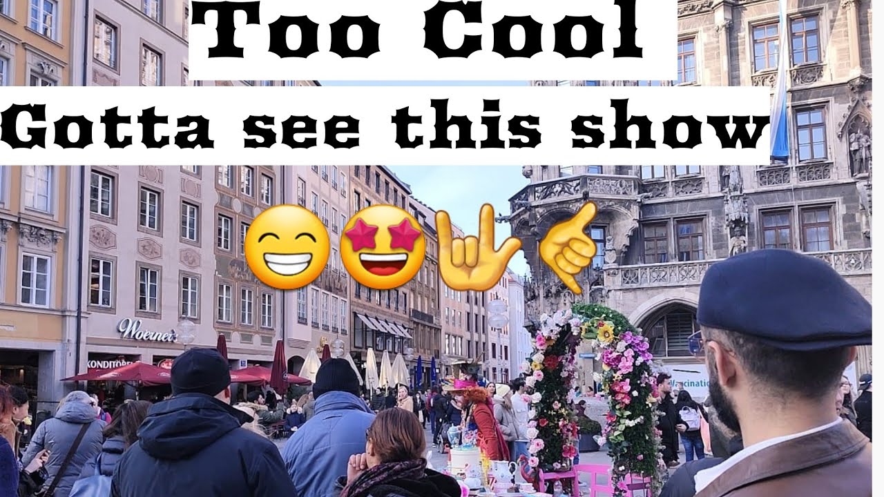 a  walk downtown Munich this Saturday afternoon😂