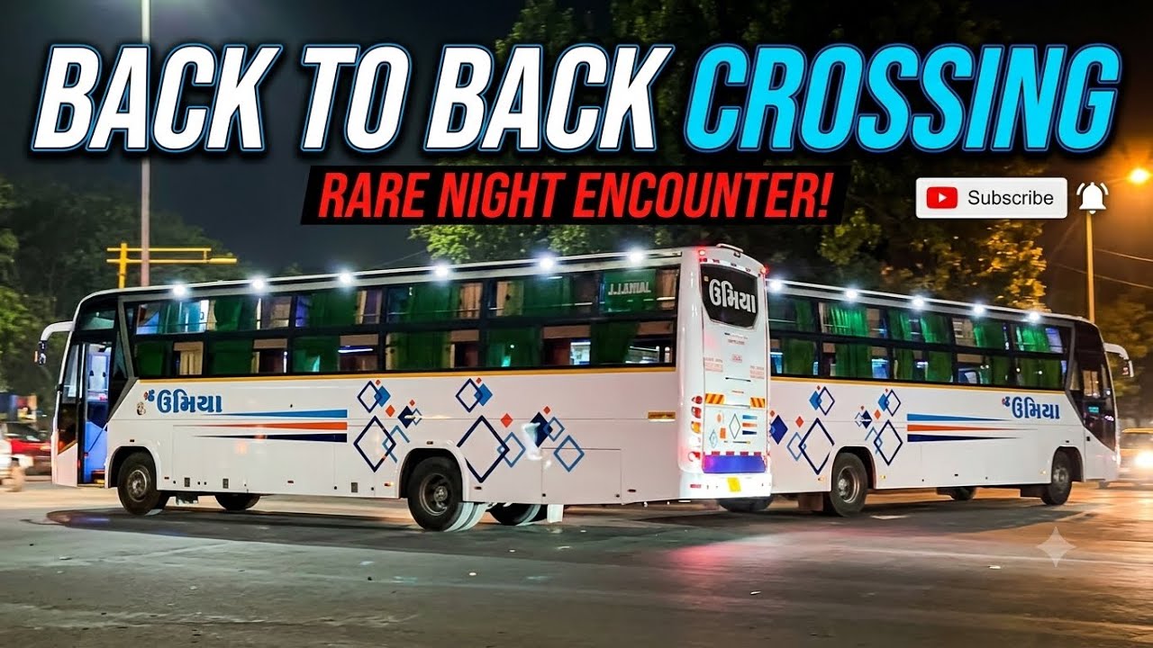 Back to Back Crossing Travel Bus | Non AC Sleeper Bus 