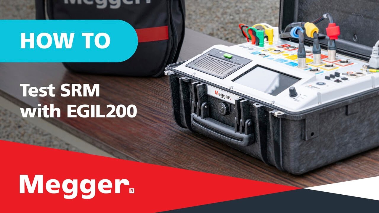 How to perform Static Resistance Measurement (SRM) on outdoor circuit breakers with EGIL200
