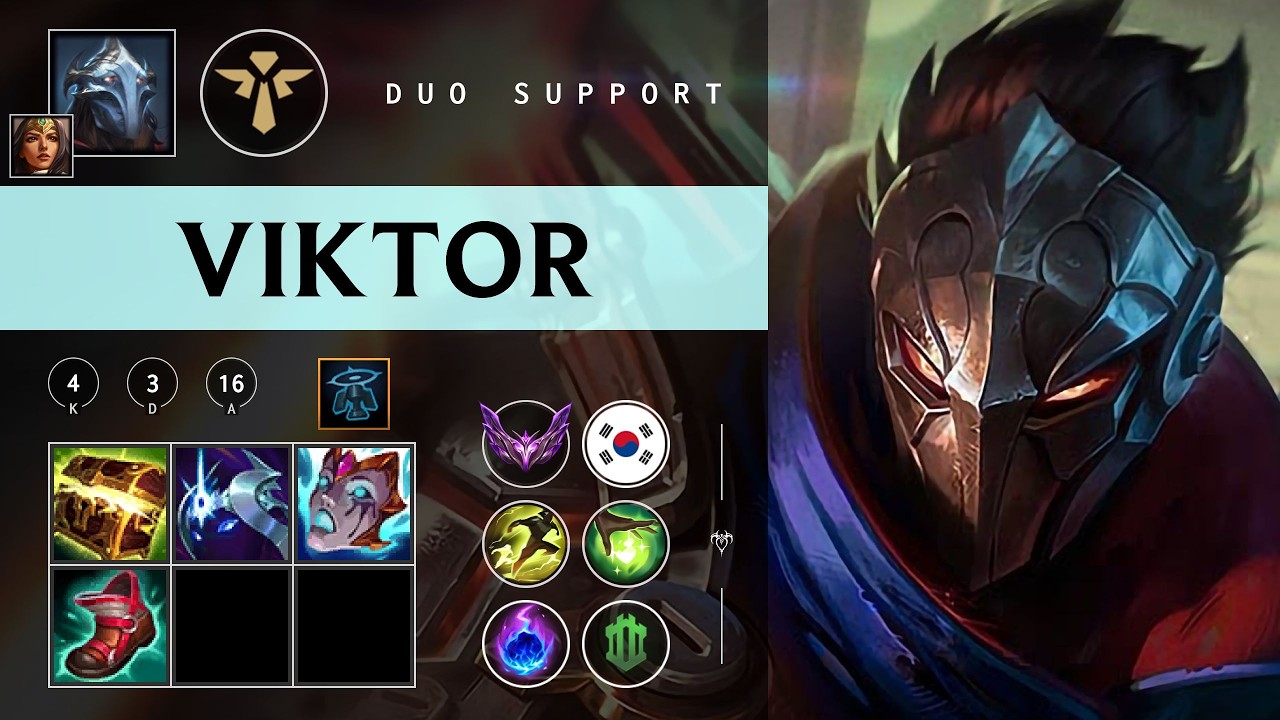 Viktor Support vs Bard - KR Master Patch 26.07