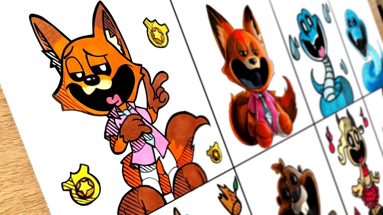 Drawing Zootopia in Smiling Critters style ( ZOOTOPIA 2 / POPPY PLAYTIME )