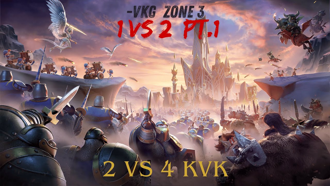 VKG Zone 3 invade - 1vs2 Bastion & Open field fights - Part 1