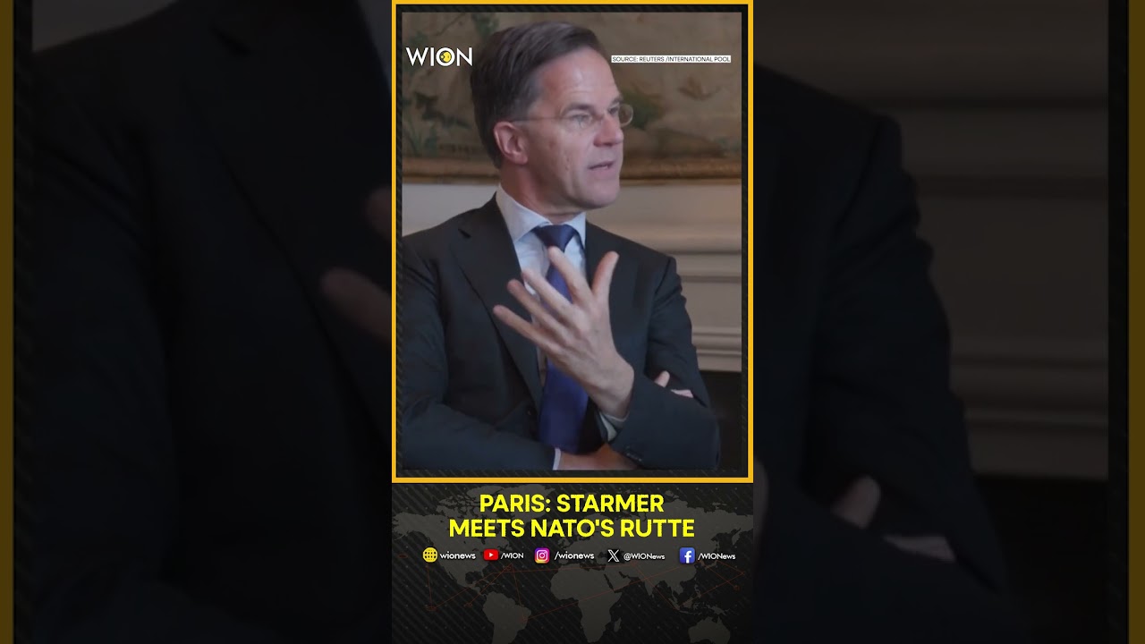 UK Prime Minister Starmer Meets NATO's Rutte in Paris For Ukraine Talks | WION Shorts