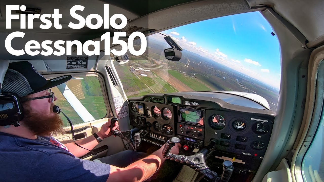 Первый самостоятельный полёт | Cessna 150 🛩