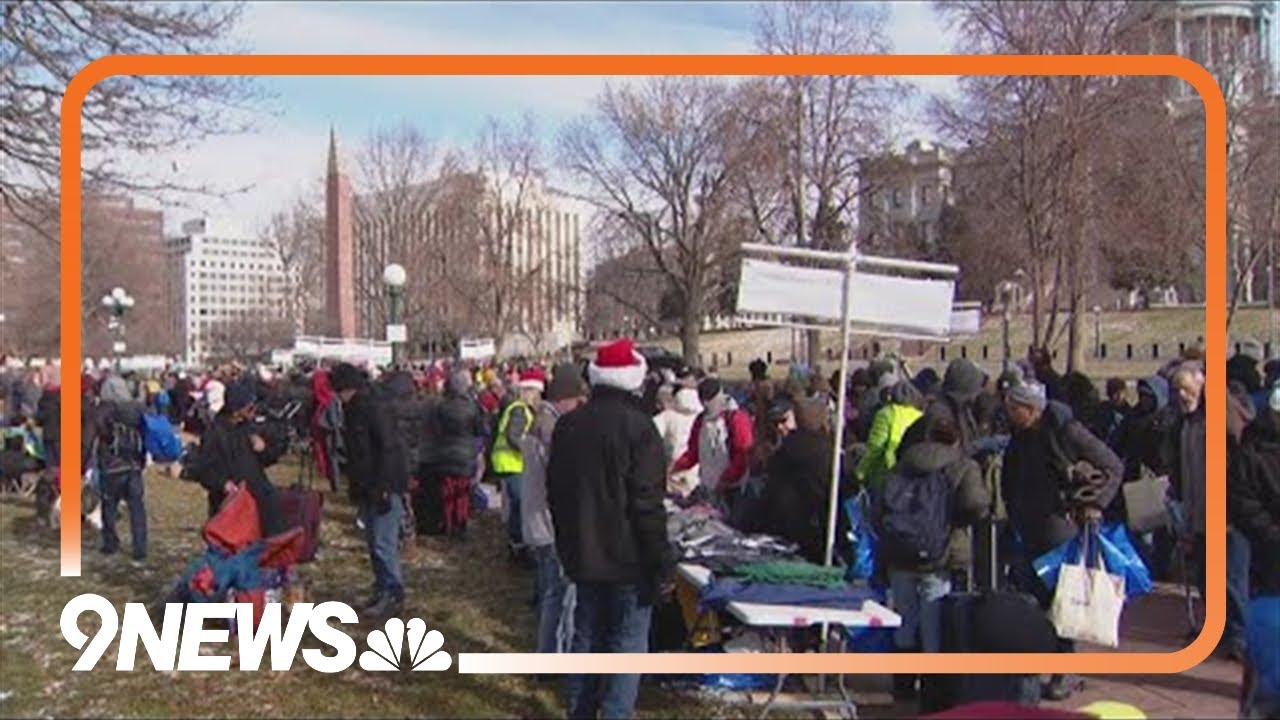 Hundreds of people experiencing homelessness given supplies at free market in Denver