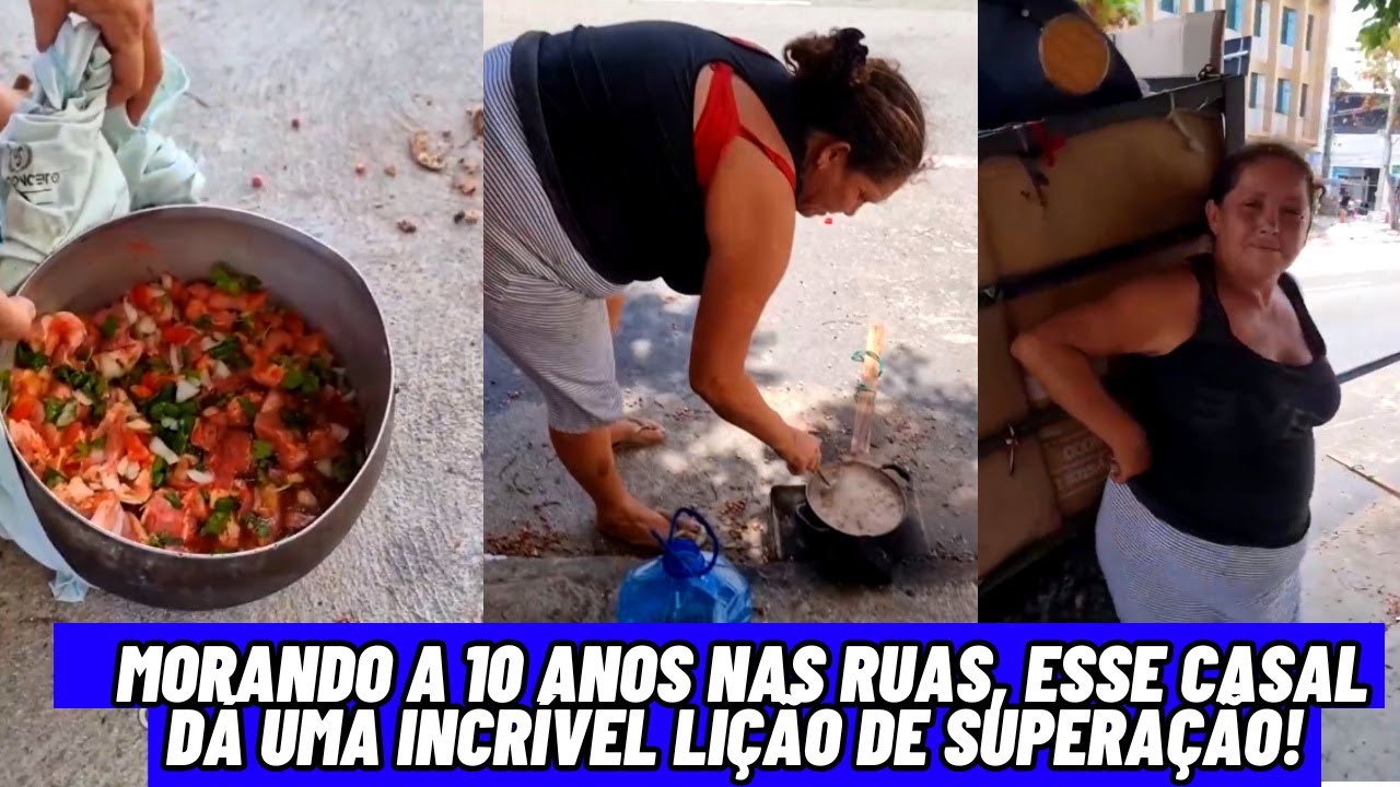 Morando a 10 Anos nas Ruas, Esse Casal dá uma Incrível Lição de Superação! 😱❤️