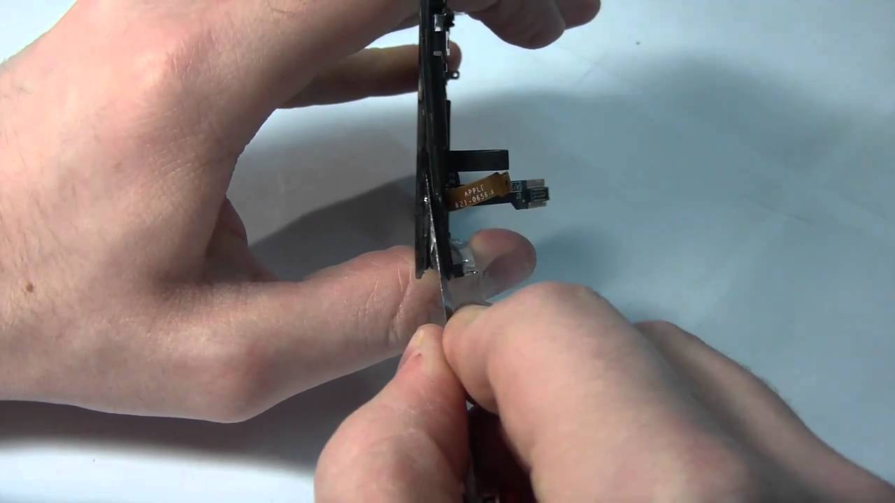 Видео 2. Сенсорное стекло iPhone 3GS