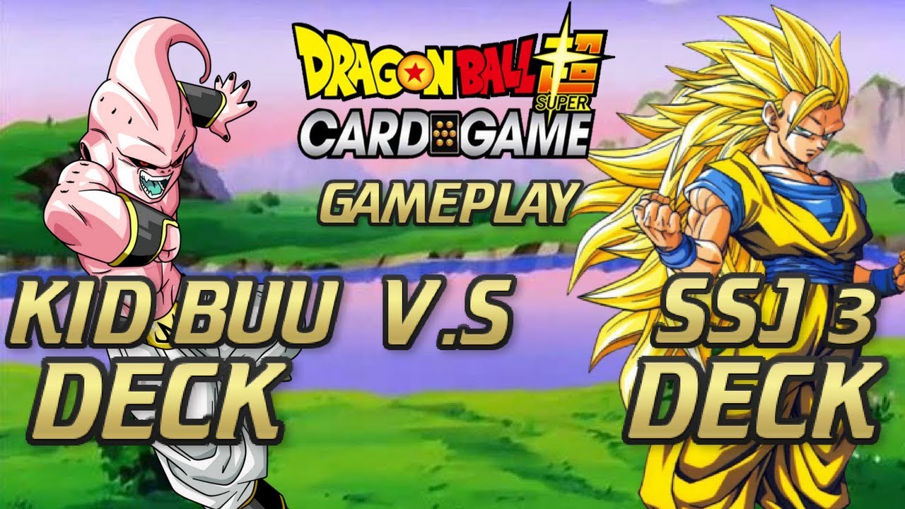 SUPER SAIYAN 3 GOKU VS KID BUU FIGHT! DBS TCG
