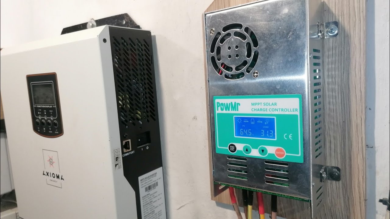 Моменти роботи МППТ контролера PowMr з літійіонними АКБ