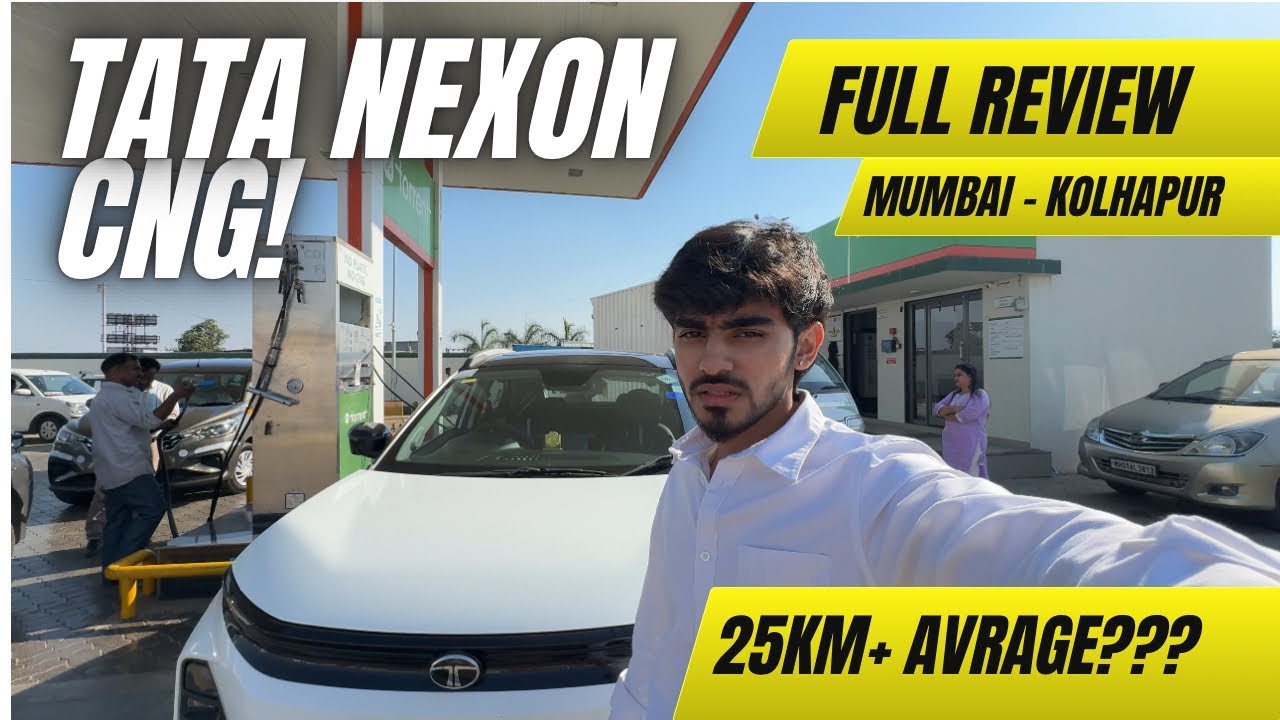 Mumbai to Kolhapur in Tata Nexon CNG | Real Mileage Test on Highway 