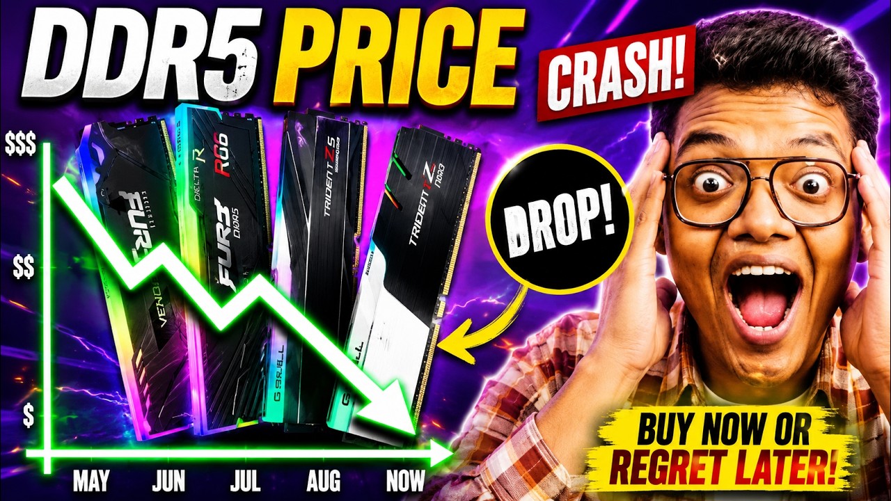 DDR5 RAM Prices Are FINALLY Dropping 😳 Buy Now or Wait?