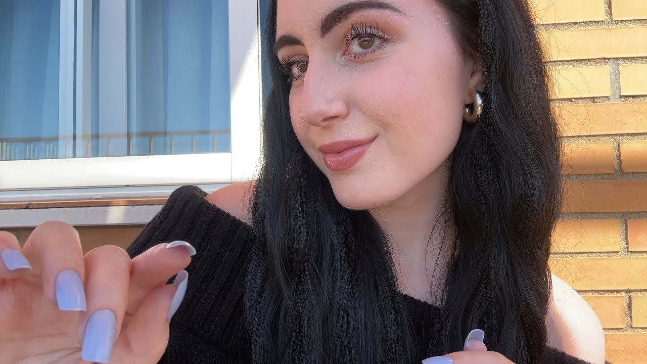 OUTSIDE ASMR ~ Hand Movements, Mic Scratch, Nail Tapping… (super visual) #asmr 