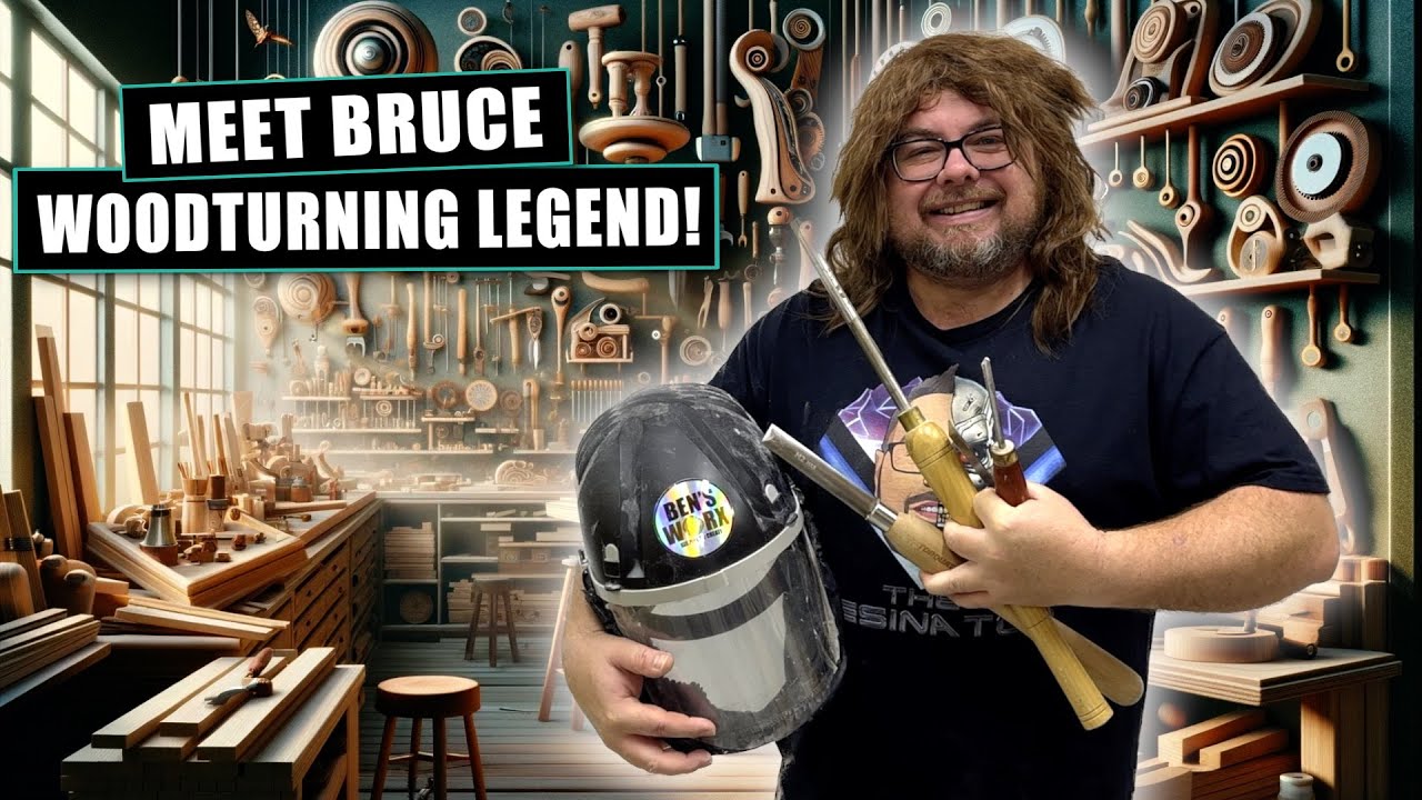 WoodTurning - Let Bruce RELAX You While He Creates Magic With His Fingers!