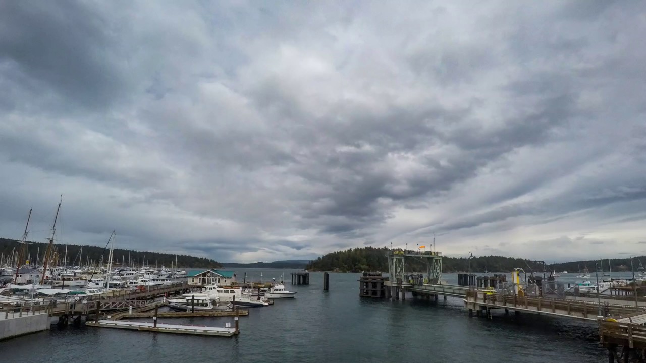 The Wind Storm of April 2017 in Friday Harbor - All Day Time-lapse