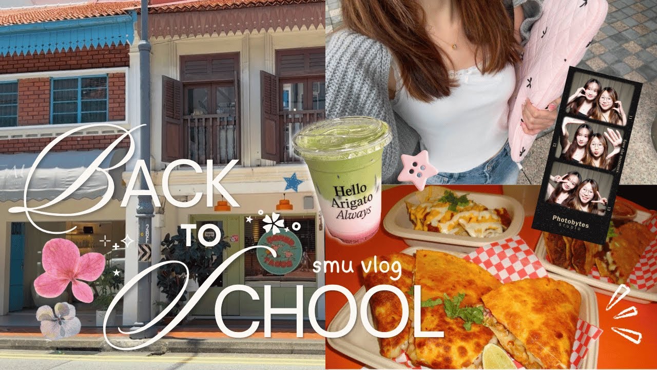 SMU VLOG 💌 third year student, life updates, cafe hopping, daily student routine₊˚⊹