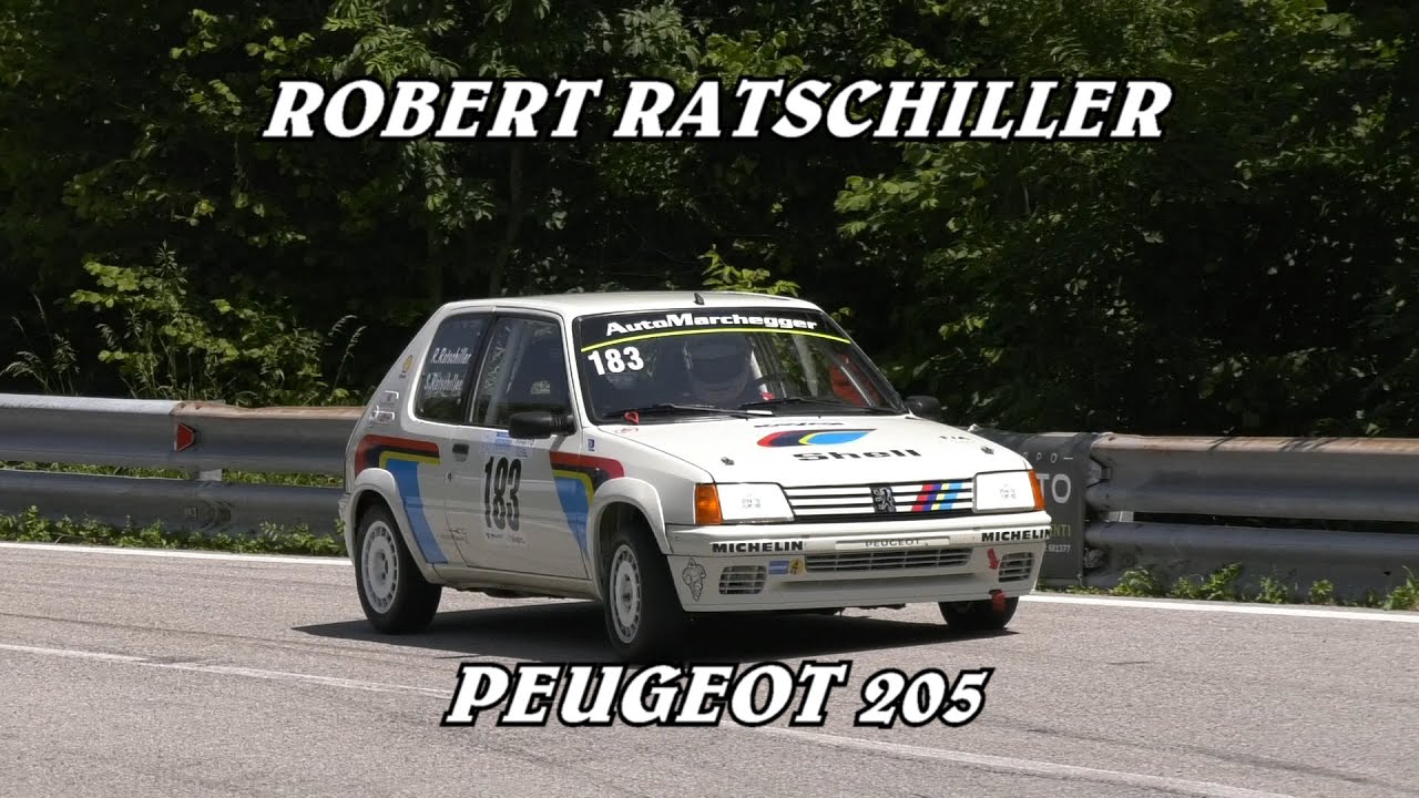 SALITA VERZEGNIS - S.CHIANZUTAN 2025 | ROBERT RATSCHILLER | PEUGEOT 205 RALLYE | BELLUNOVIDEO