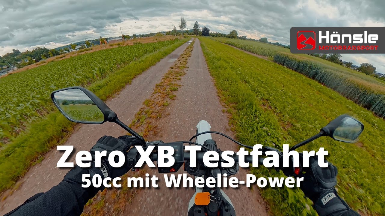 Zero XB - 50cc Wheeliemaschine! Fahrbericht und Testfahrt des Elektrobikes f&uuml;r AM / B F&uuml;hrerschein
