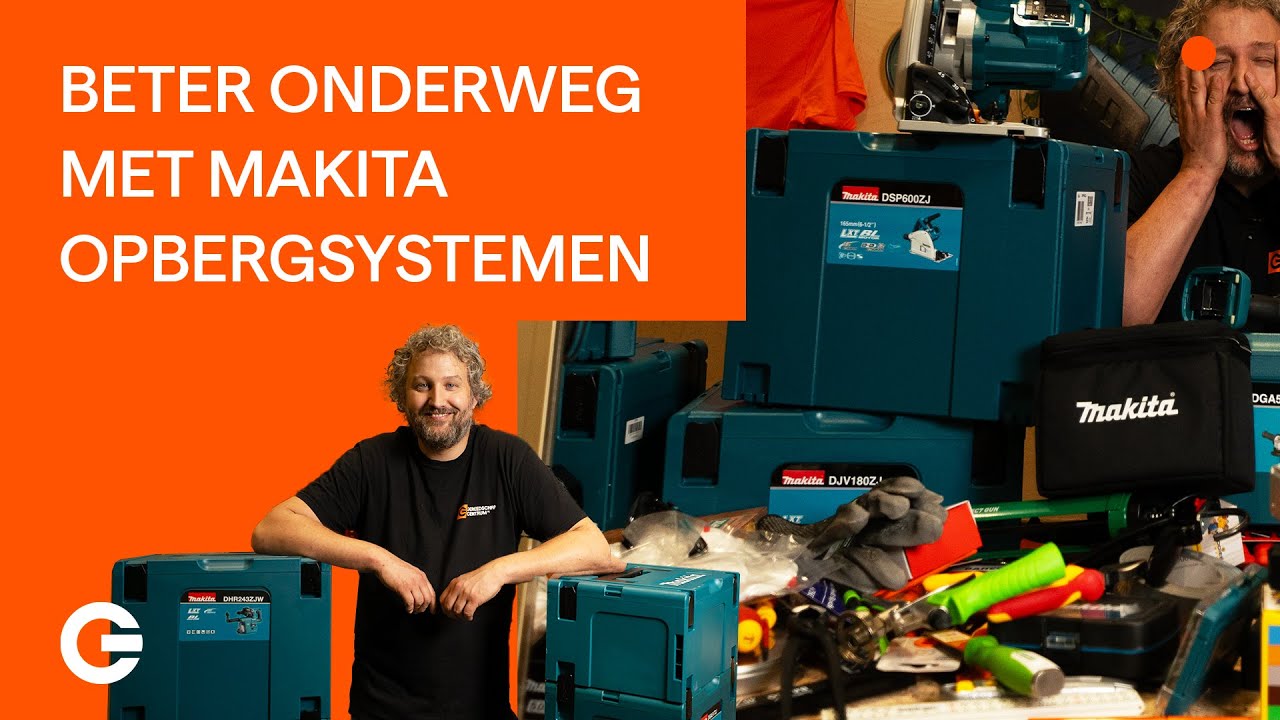 Mijn FAVORIETE opbergsysteem voor Makita? 🚐 🚚 Beter Onderweg met het Makita Mbox en Makstore systeem