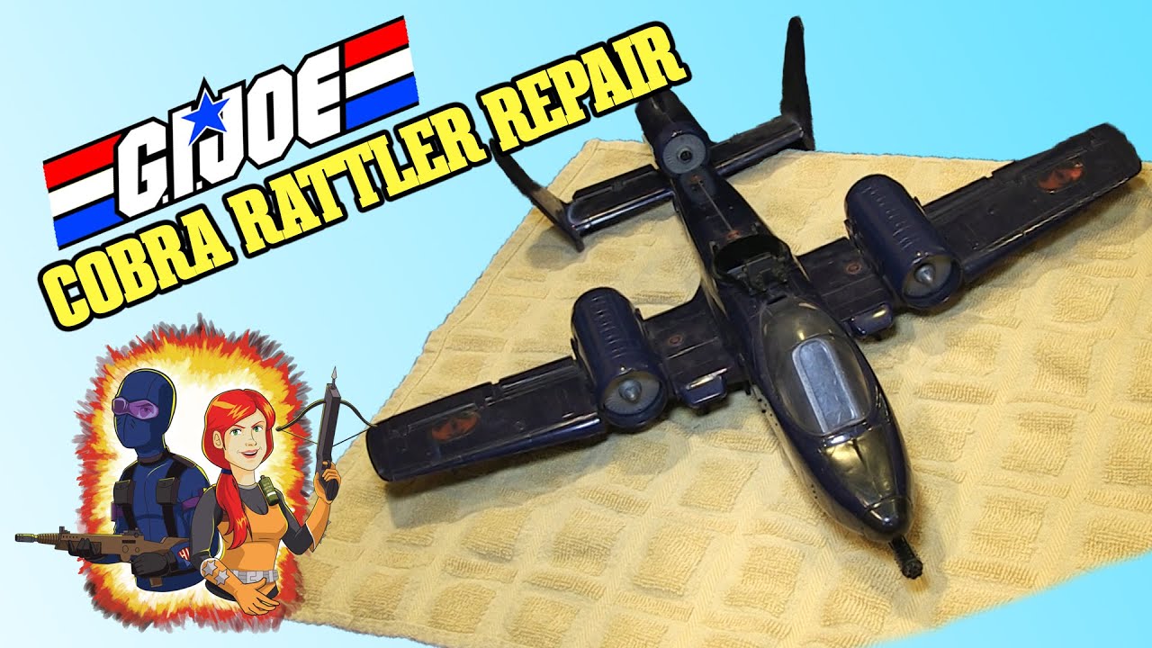 G.I. Joe Cobra Rattler Repair - Hasbro 1984 ARAH
