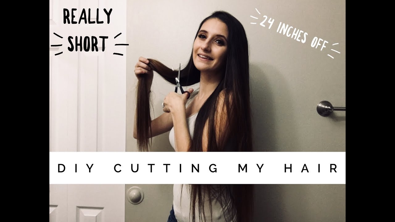 CUT 24 INCHES OFF!! || HOW TO CUT YOUR OWN HAIR AT HOME || DIY