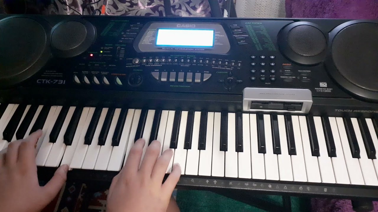 Casio CTK-731: Caribbean Blue