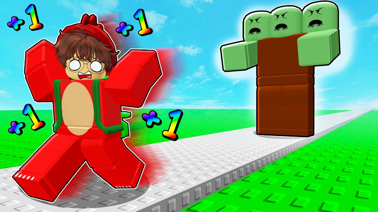 A Cada SEGUNDO +1 de VELOCIDADE para ESCAPAR do CHEFE no Roblox…
