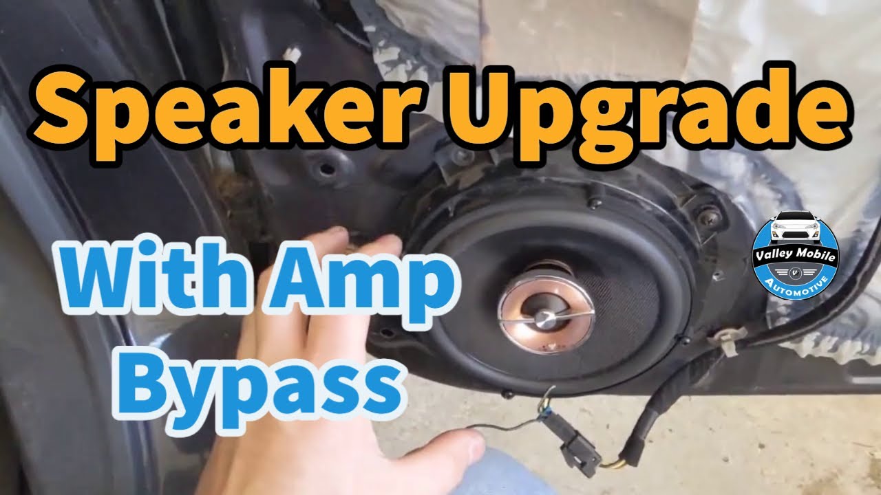 2003-2006 Hyundai Santa Fe Aftermarket Front Speaker Replacement With Monsoon Amplifier Bypass