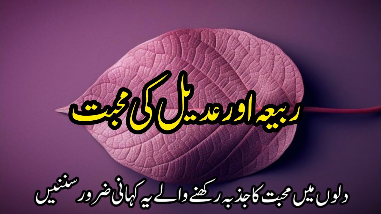 Rabia Aur Adeel Ki Moahabt | Urdu & Hindi Stories | By Aleeza Talk
