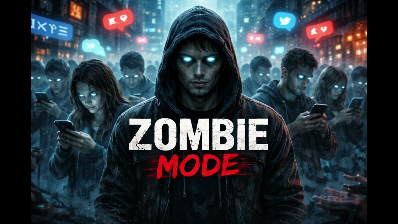 ZOMBIE MODE – We’re Online but Not Alive | Emotional Rap (AI Music)