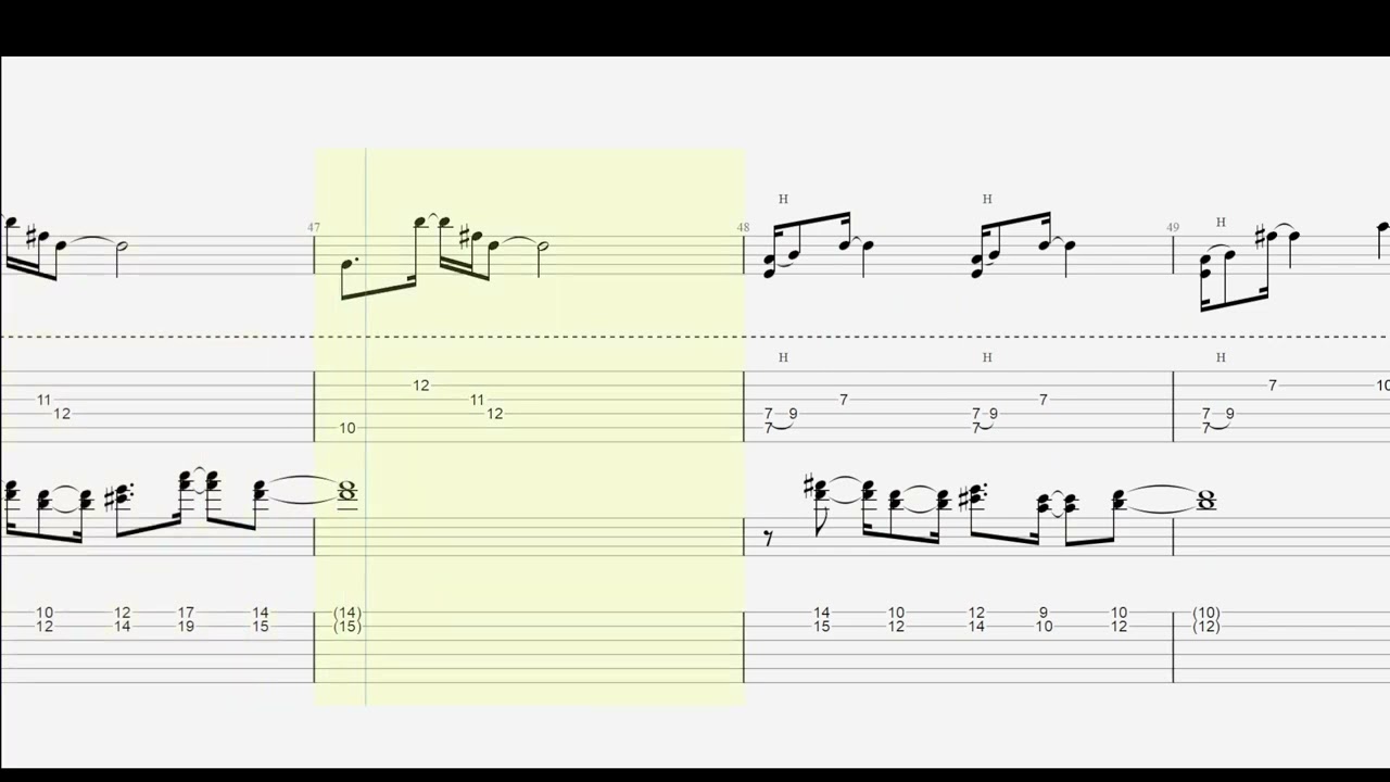 缺省Default - Can You Hear The Whistle Blow( 結他譜 || guitar tab )
