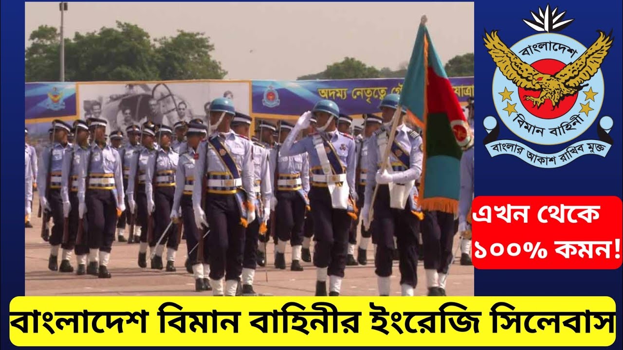 বিমান বাহিনীর ইংরেজি সিলেবাস || বিমানসেনার ইংরেজি পরীক্ষার প্রশ্ন || Air Force English Suggestion