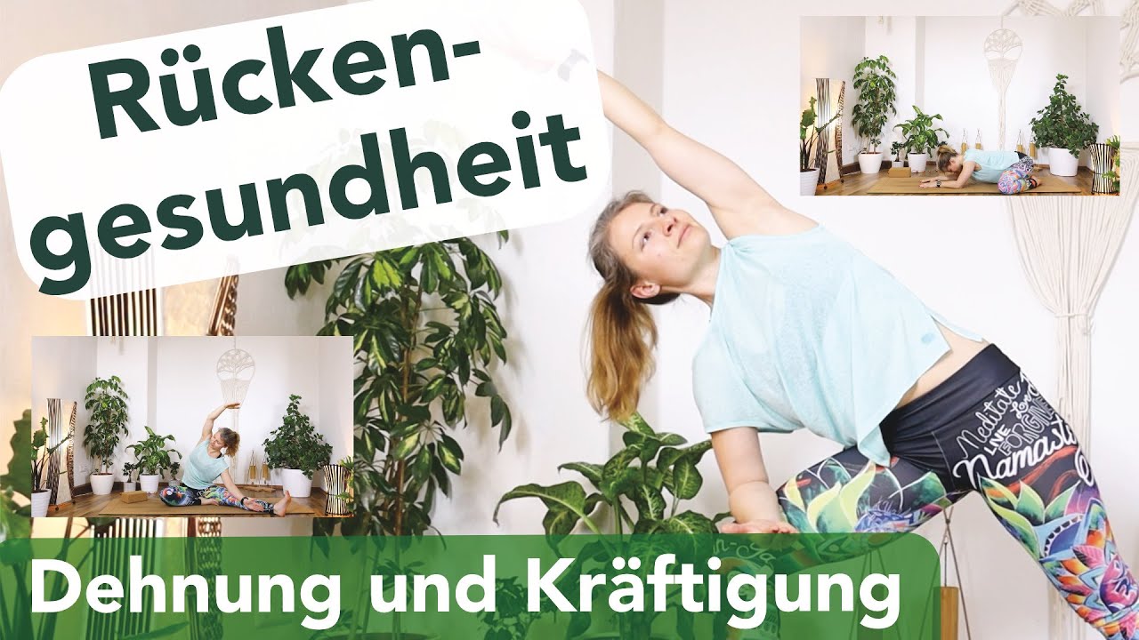Den Rücken dehnen & kräftigen | gesunder Rücken | Rückenschmerzen vorbeugen | für Anfänger