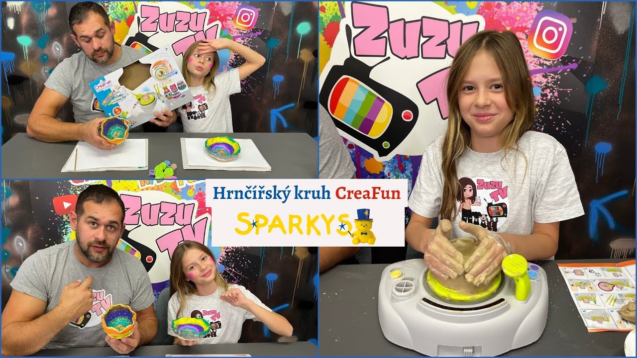 ZuzuTV uvádí Hrnčířský kruh z řady Creafun od Sparkys 🏺