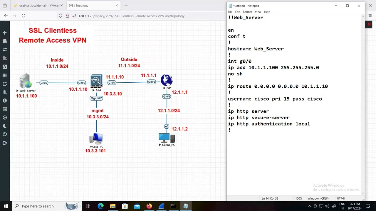 Day 19   SSL Clientless VPN