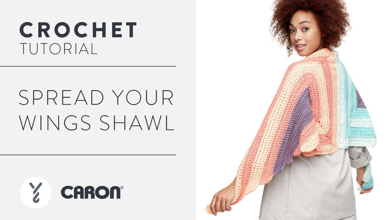 Easy Crochet Shawl With Caron x Pantone Yarn